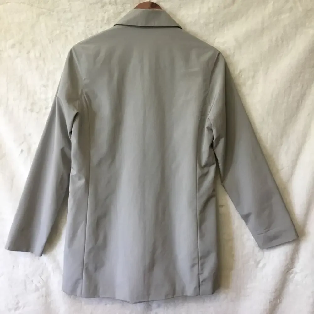 Kenneth Cole Reaction Light Gray Classic Rain Coat - Picture 6 of 14
